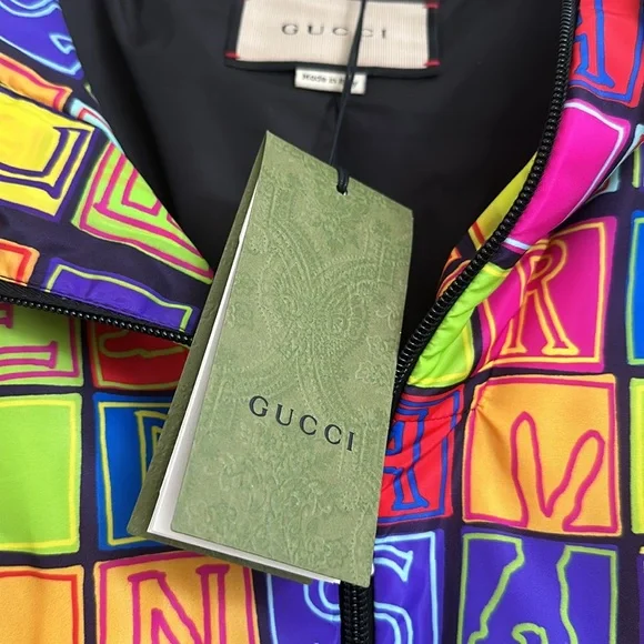 NEW w/Tags - Gucci Bomber Jacket 2023 Year of the Rabbit Collection Size 56 (1X) - Picture 7 of 9